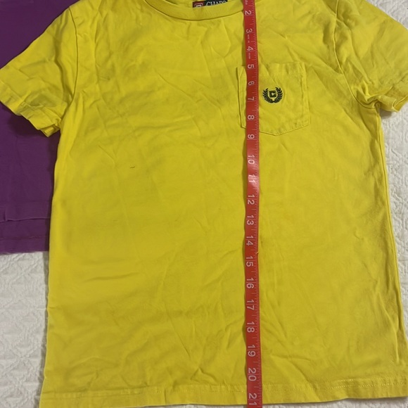 Polo Ralph Lauren CHAPS set of two boys shirts purple knit golf yellow tee S 8 - Picture 5 of 10